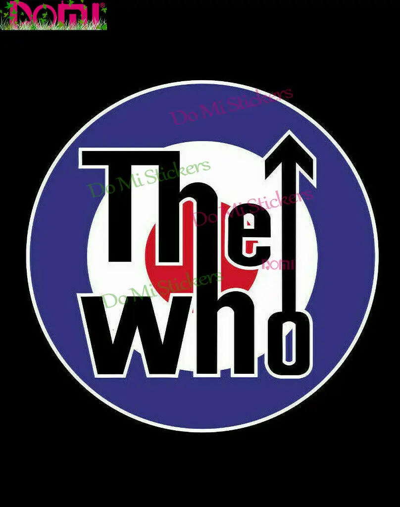 

DOMI The Who RAF Roundel Mod Target Sticker for Car Styling Car Stickers JDM Quality KK Vinyl Cover Waterproof PVC 10*10cm