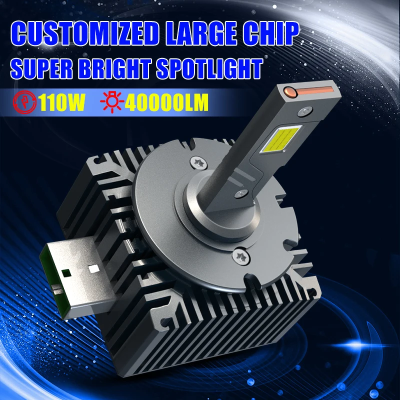 

Лампы для автомобильных фар Carshark D1S D2S светодиодный Canbus 110W 40000Lm D3S D4S D5S D8S D1R D2R D3R D4R HID 6000K