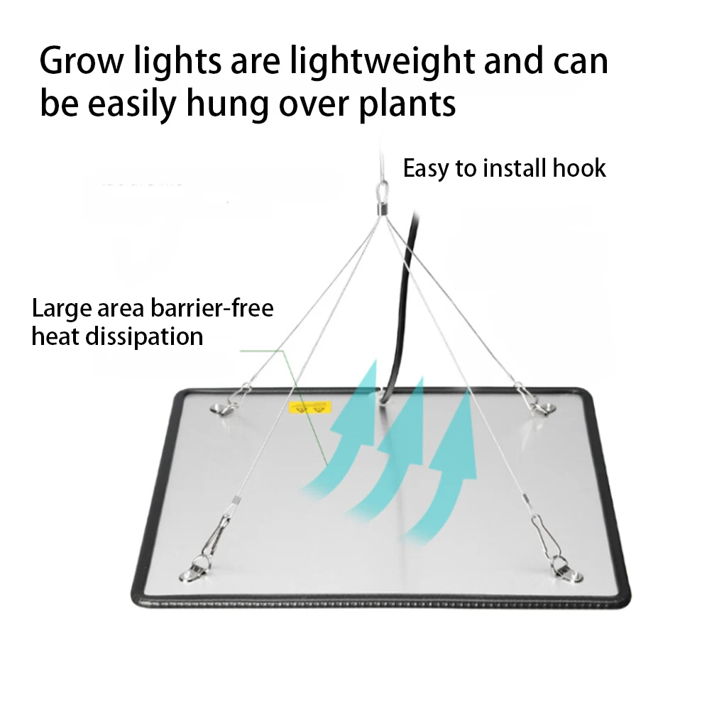 

Висячий светильник для выращивания растений с американской вилкой, лампа для выращивания растений в помещении, инструмент для выращивания ...