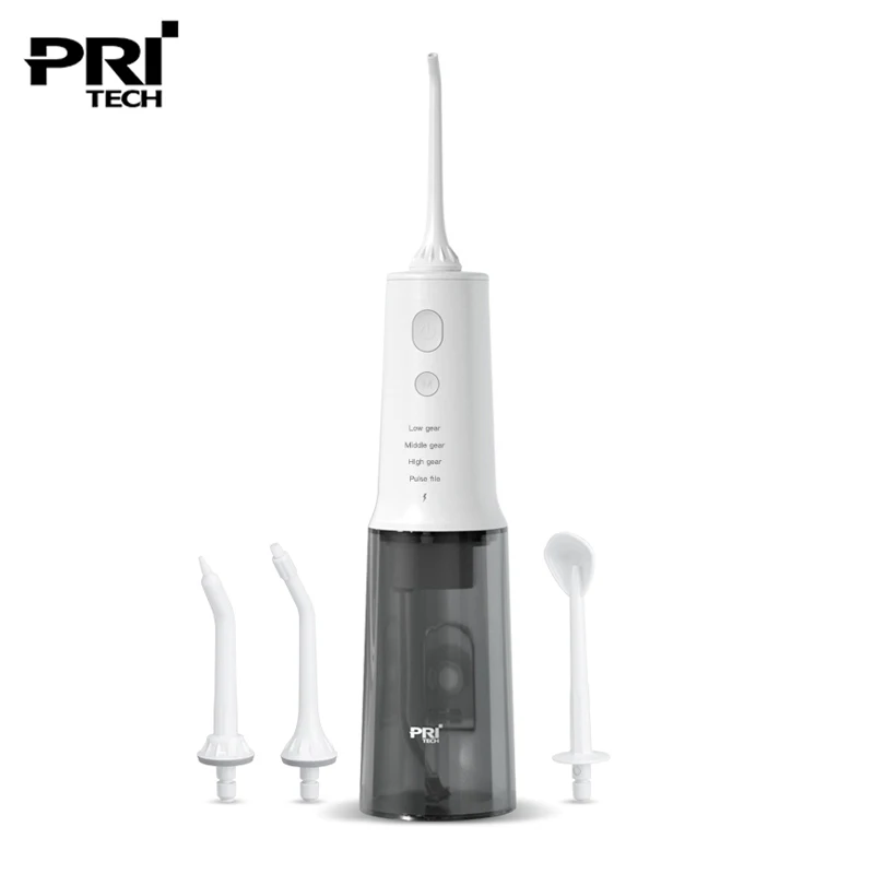 

Ирригатор полости рта IPX7, аккумуляторный, 4 насадки, 300 мл