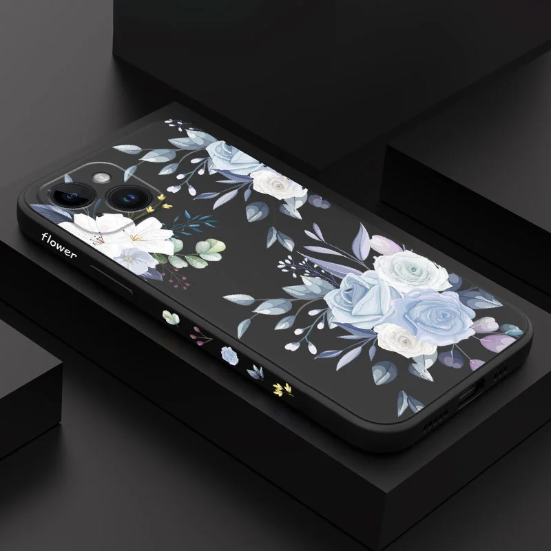 Силиконовый чехол для iPhone 15 14 13 12 11 X XR XS SE2 SE2020 8 7 6 6S Plus Pro Max Mini