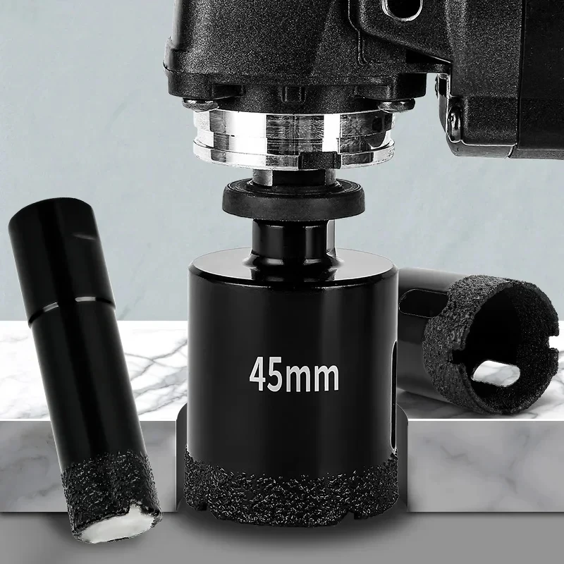 Пила для фарфоровой чашки 6-65 мм Алмазный паяный сердечник сухое сверло плитки