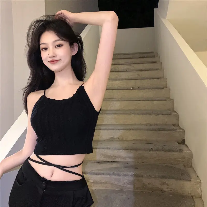 Трикотажный топ с воротником-халтером Pure Desire женская летняя новая популярная