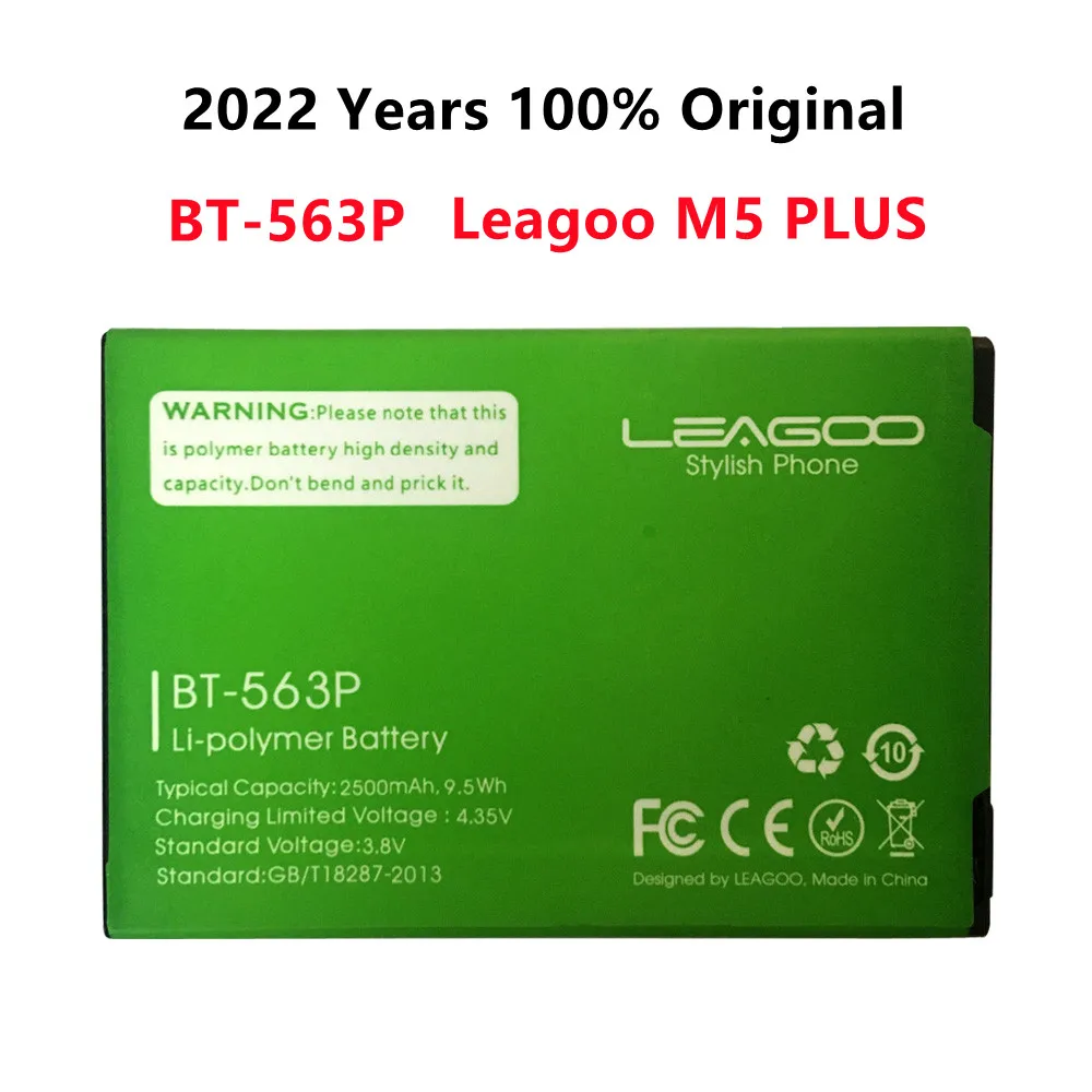 

Leagoo M5 PLUS Battery High Quality Original 2500mAh BT-563P Backup Battery Replacement For Leagoo M5 PLUS BT563P Smart Phone