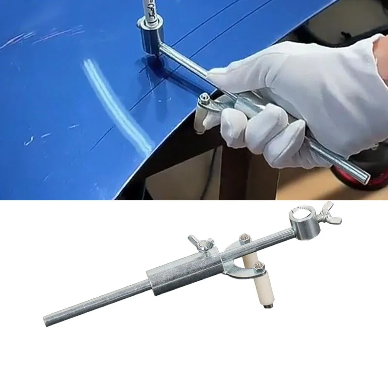 

Car wheel eyebrow parallel scriber sheet metal dent repair tool stainless steel material 0-20cm adjustable portable and durable