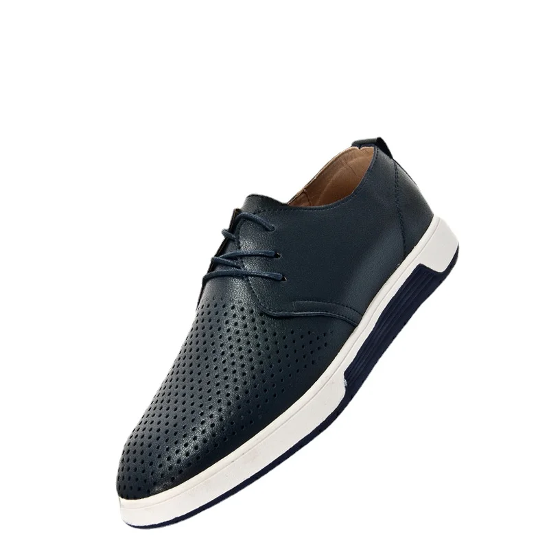

Spring and Autumn New men's Leisure British Style Business Hollow Out Leather Shoes Large