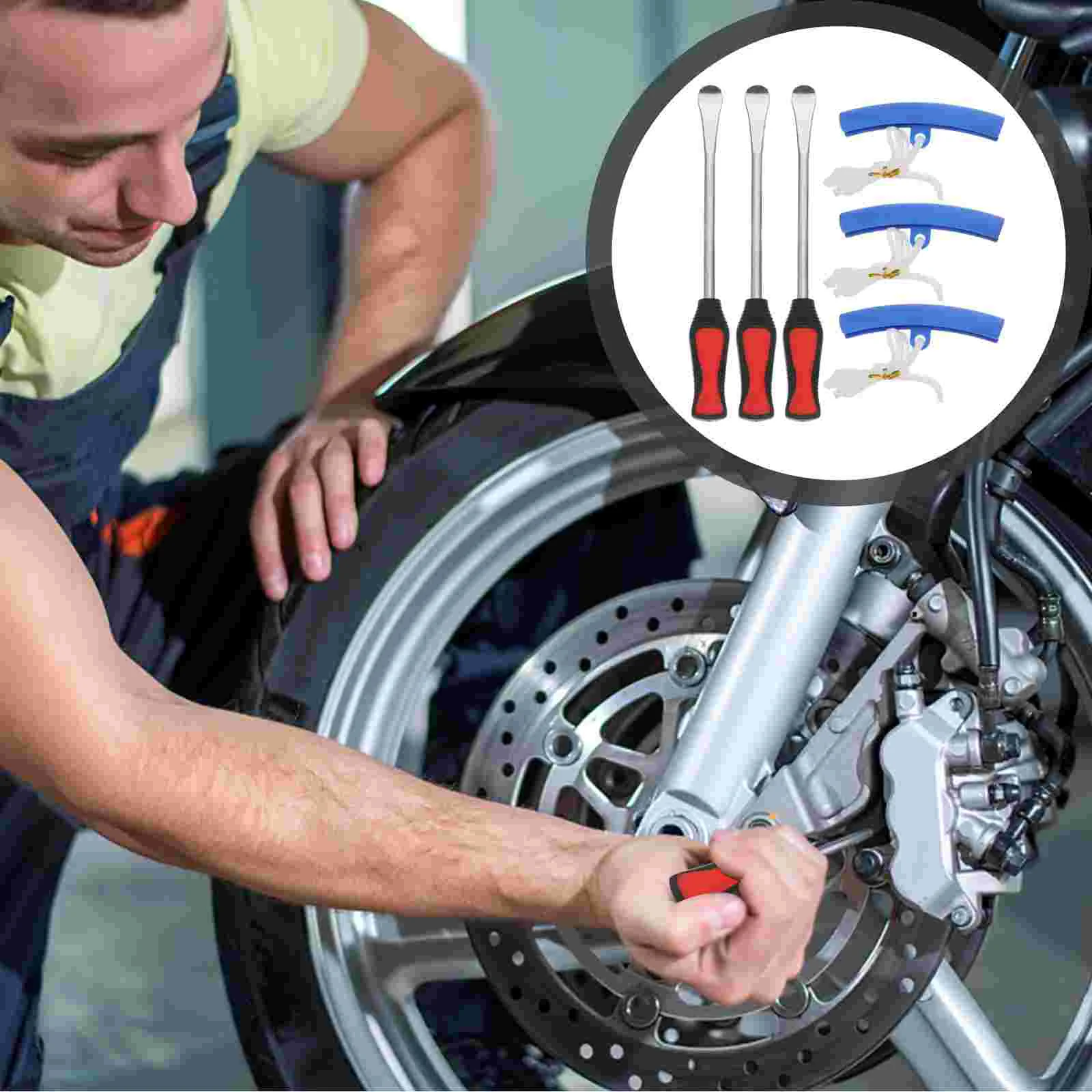 

1 комплект, портативный инструмент для замены шин мотоциклов