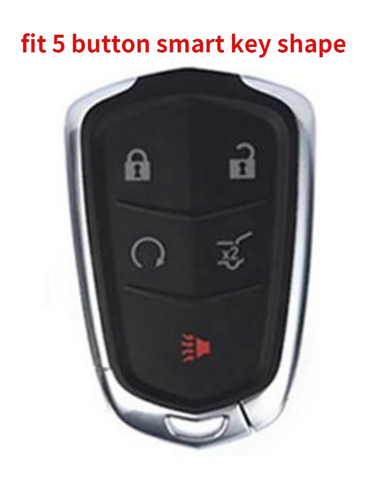 key Keyring holder car Key Case Cover for Cadillac ATS CT6 CTS DTS XT5 Escalade ESV SRX STS XTS 28T ELR 2014 2015 2016 2017 2018 images - 6
