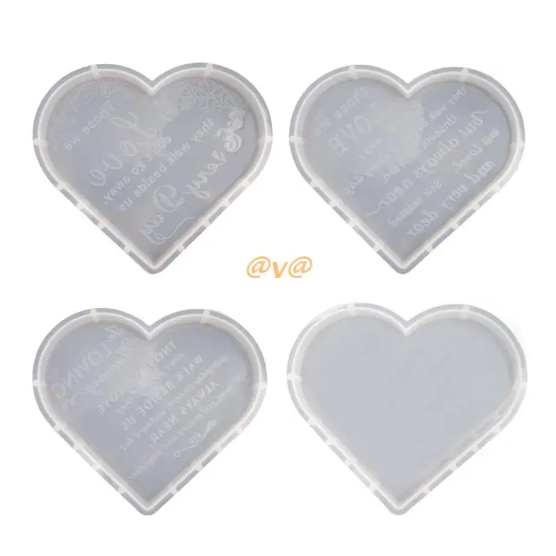 

Resin Molds Heart Photo Frame Mold,Heart Shaped Sign Condolence Silicone Mold