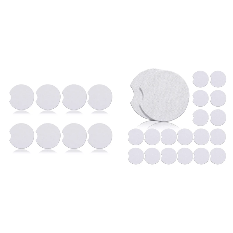 

Sublimation Blanks Coaster DIY Car Cup Holder Coaster With Absorbent Neoprene And Finger Notch, Cup Pad Mat