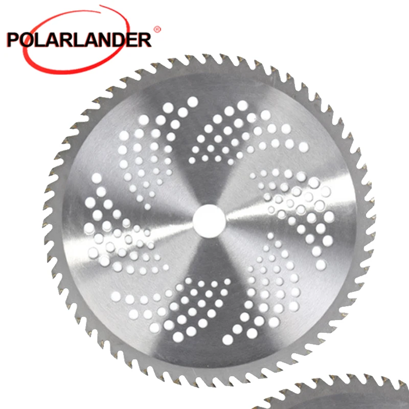 

Lawn Mower Blade Stainless Steel Accessories Wide Range of Cuts Round Hole Silver 60-tooth Sharp Sawtooth Thin Disc 1Pc