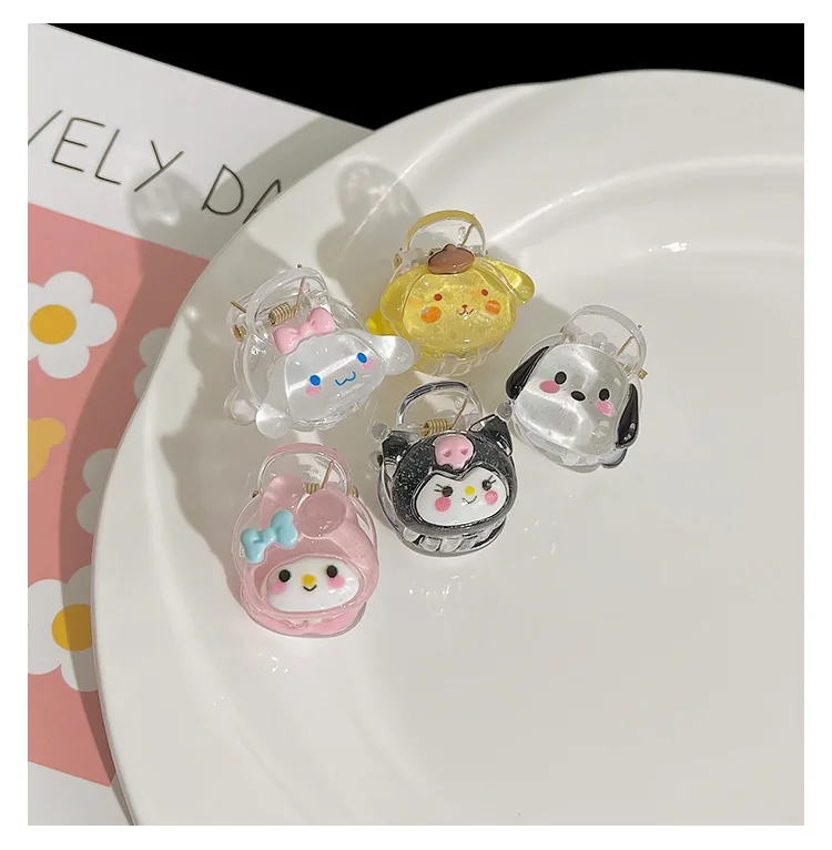 Sanrio выпустила карту Cinnamoroll Kuromi Mymelody маленькая Зажимная японская Милая мультяшная