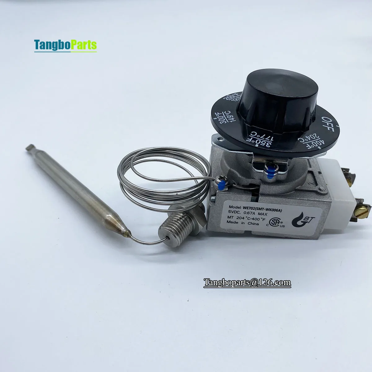 Контроль температуры 200-400F 1/4&quot MNPT RX-1-36 Термостат для Pitco 60124501 Фритюрница Imperial 1175