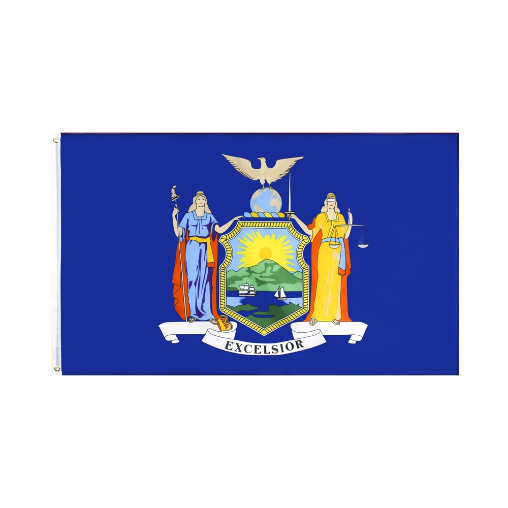 

90x150cm Printed US States Of New York Flag For Decoration
