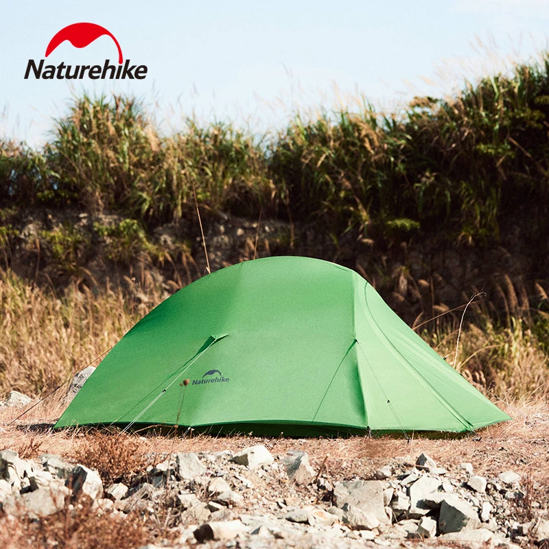 Палатка Naturehike CloudUp на 1/2 человек 210T Ультралегкая двухслойная водонепроницаемая