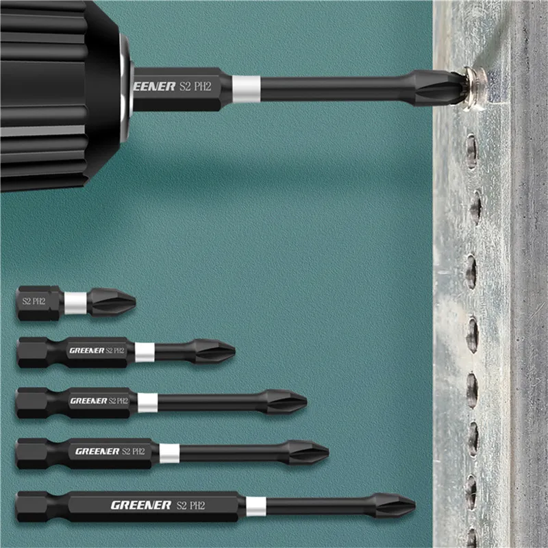 

Strong Magnetic Batch Head Cross High Hardness Hand Drill Bit Screw Electric Screwdriver Set 50 65 70 90 150Mm Impact