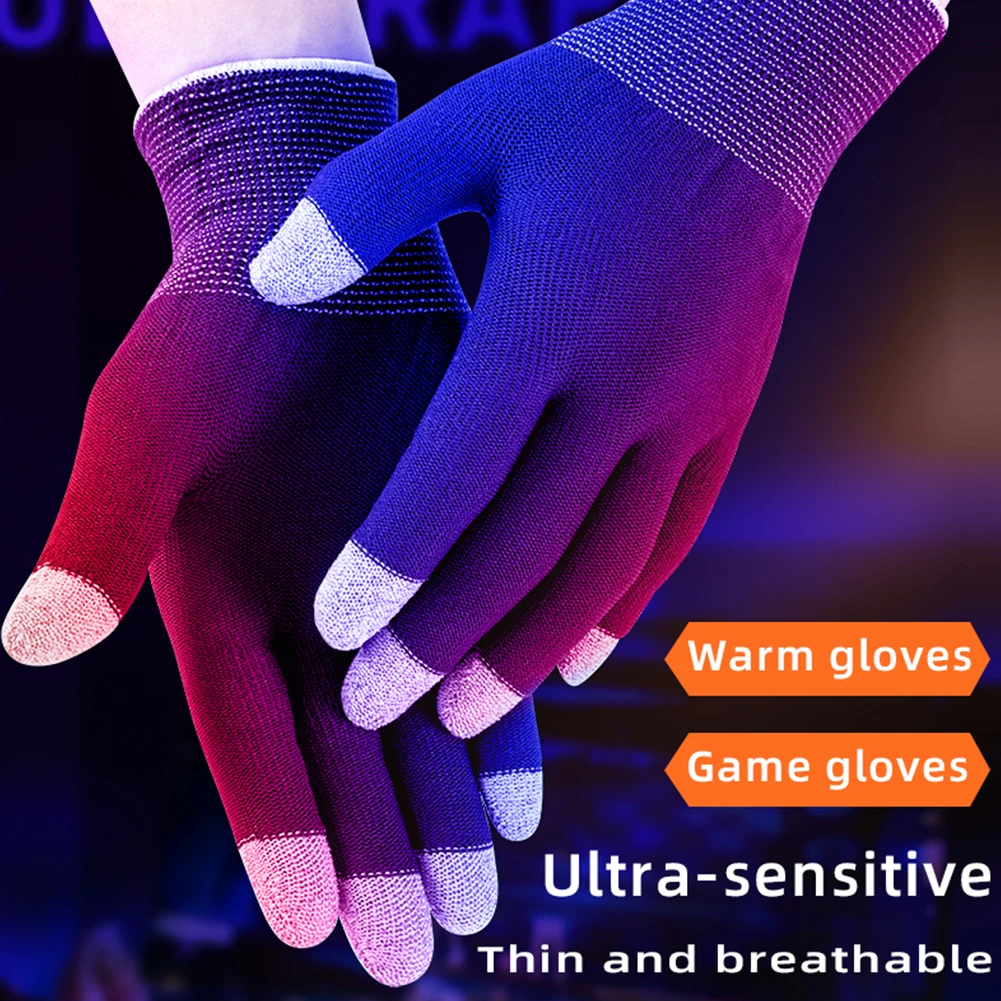 Перчатки для сенсорных экранов мужские и женские дышащие Игровые перчатки с