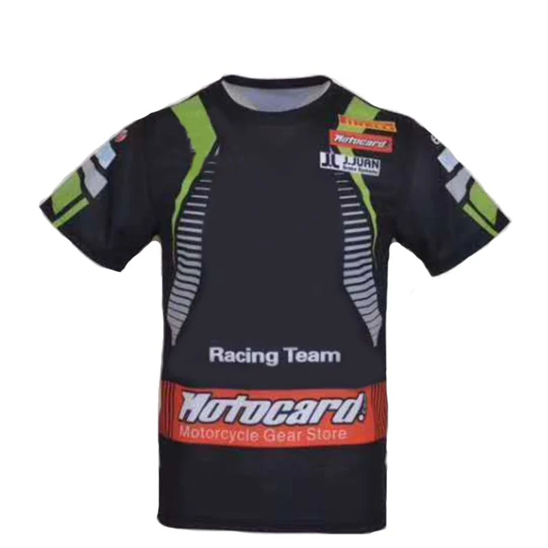 

For Kawasaki Moto Gp T-shirt 2022 Motorcycle Motocross Green Black Jersey Car Fan Team Racing Bike Riding Cycling Breathable
