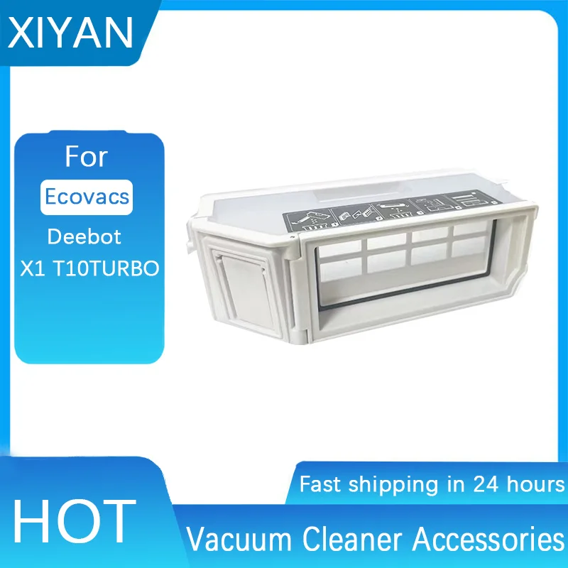 

For Ecovacs Deebot X1 TURBO / OMNI Robot Vacuum Cleaner Dust Box HEPA Filter Accessories Replacement Dust Bin Spare Parts