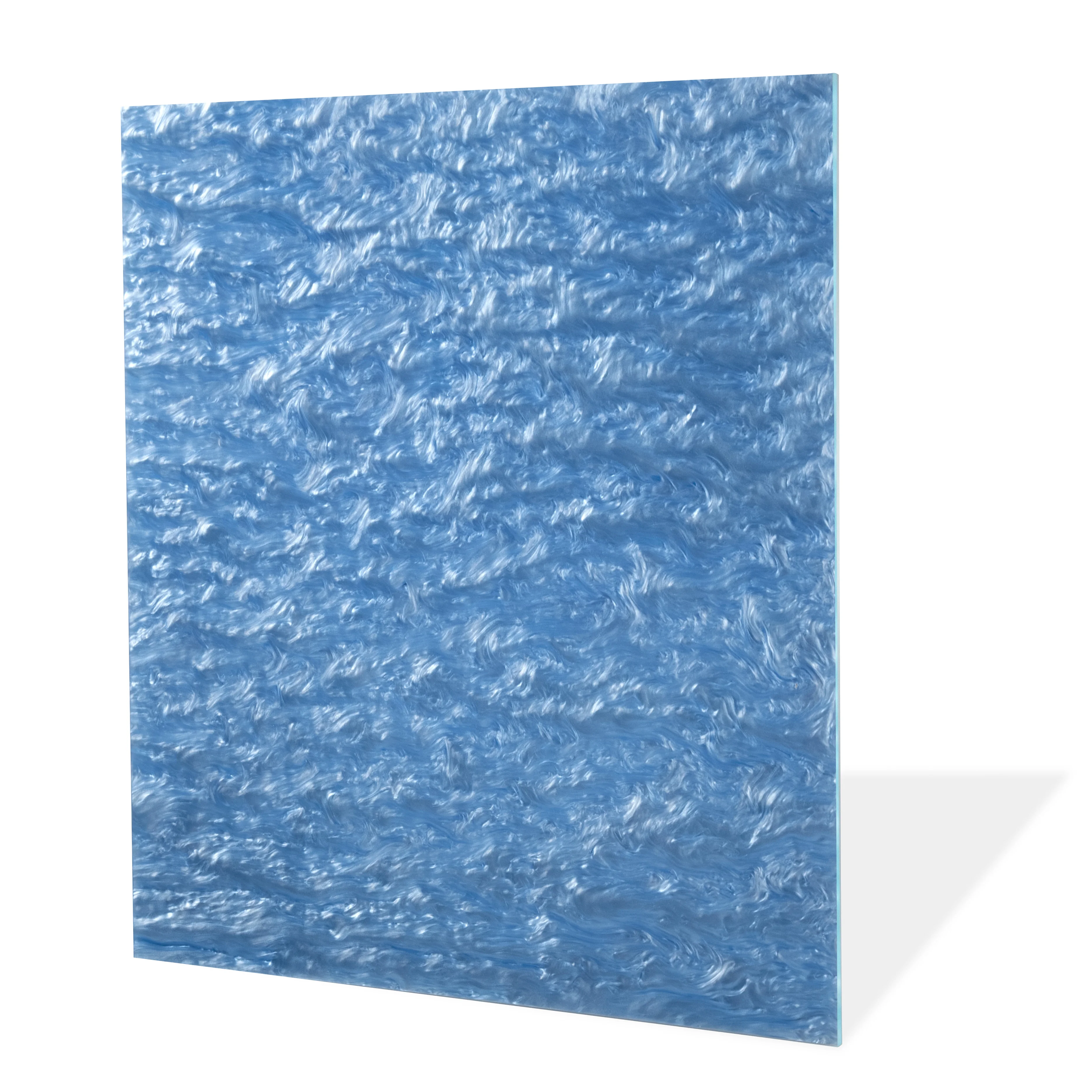 Литой акриловый лист с узором из синего мрамора толщиной 3 мм