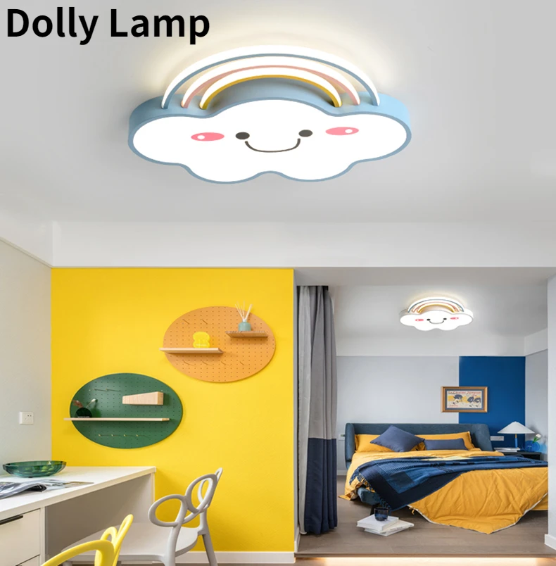 

Nordic Kindergarten Children's Room LED Lamp Kids Bedroom Decor Lights for Room Dimmable Ceiling Light Home Decoration Lamparas