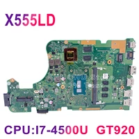x555lp laptop motherboard i7 4500u gt920 for asus x555lb x555ld x555lj x555ln x555lab x555l x555li x555lf maintherboard100test