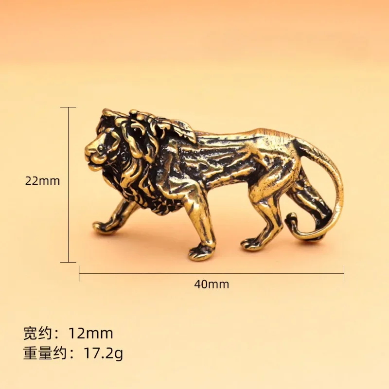 

Медная мини-фигурка льва MOONBIFFY