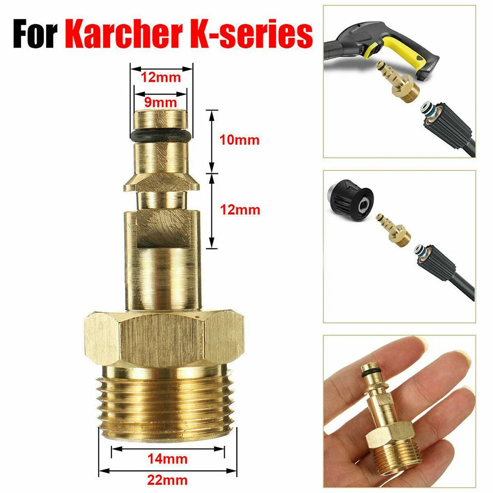 

M22 Adapter High Pressure Washer Hose Pipe Quick Connector Convert Tools For Karcher K Series Pressure Washer Garden Irrigation