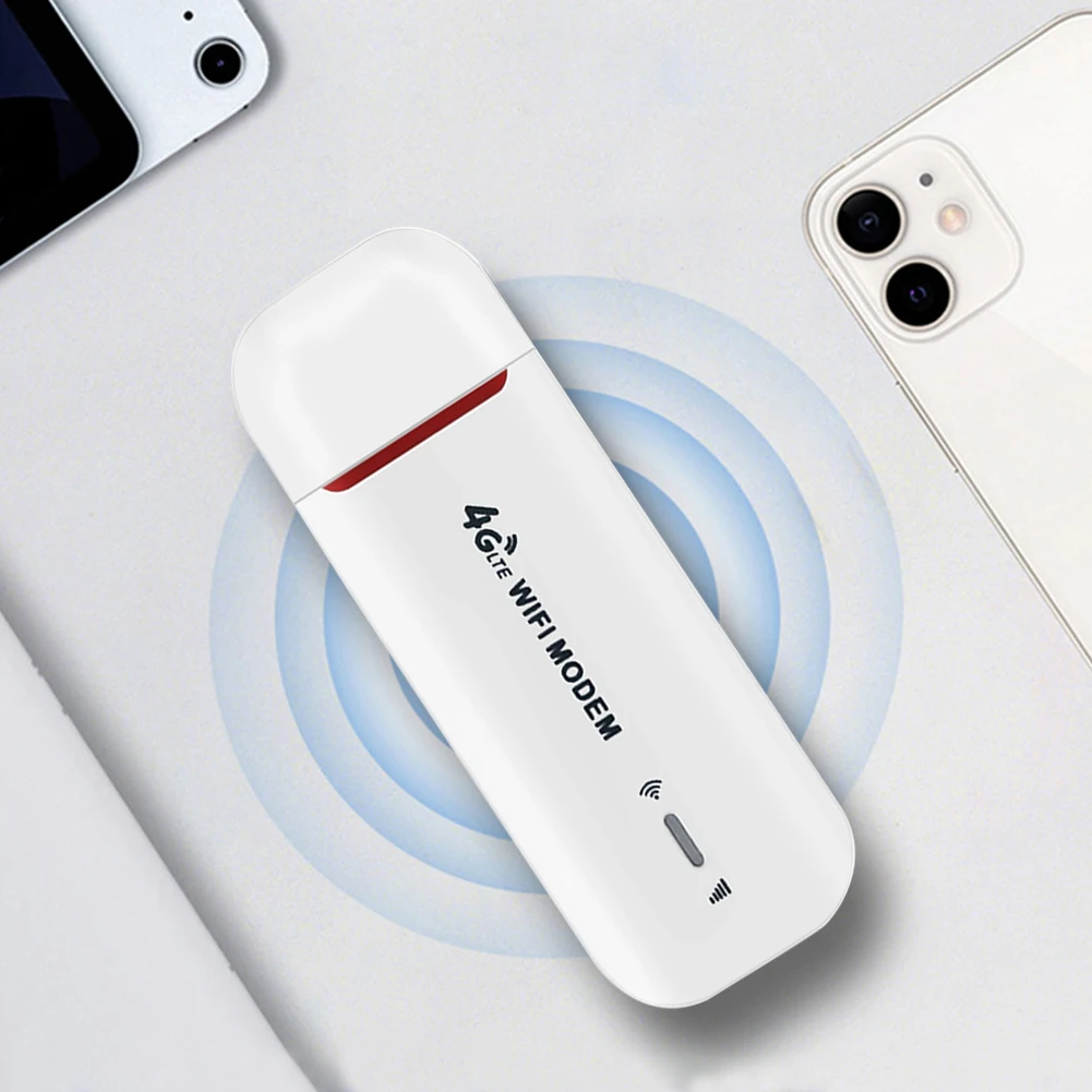 

4G WiFi Router Portable WiFi LTE USB 4G Modem 150Mbps Wireless Router Dongle SIM Card 10 WiFi Users European Version for Laptop