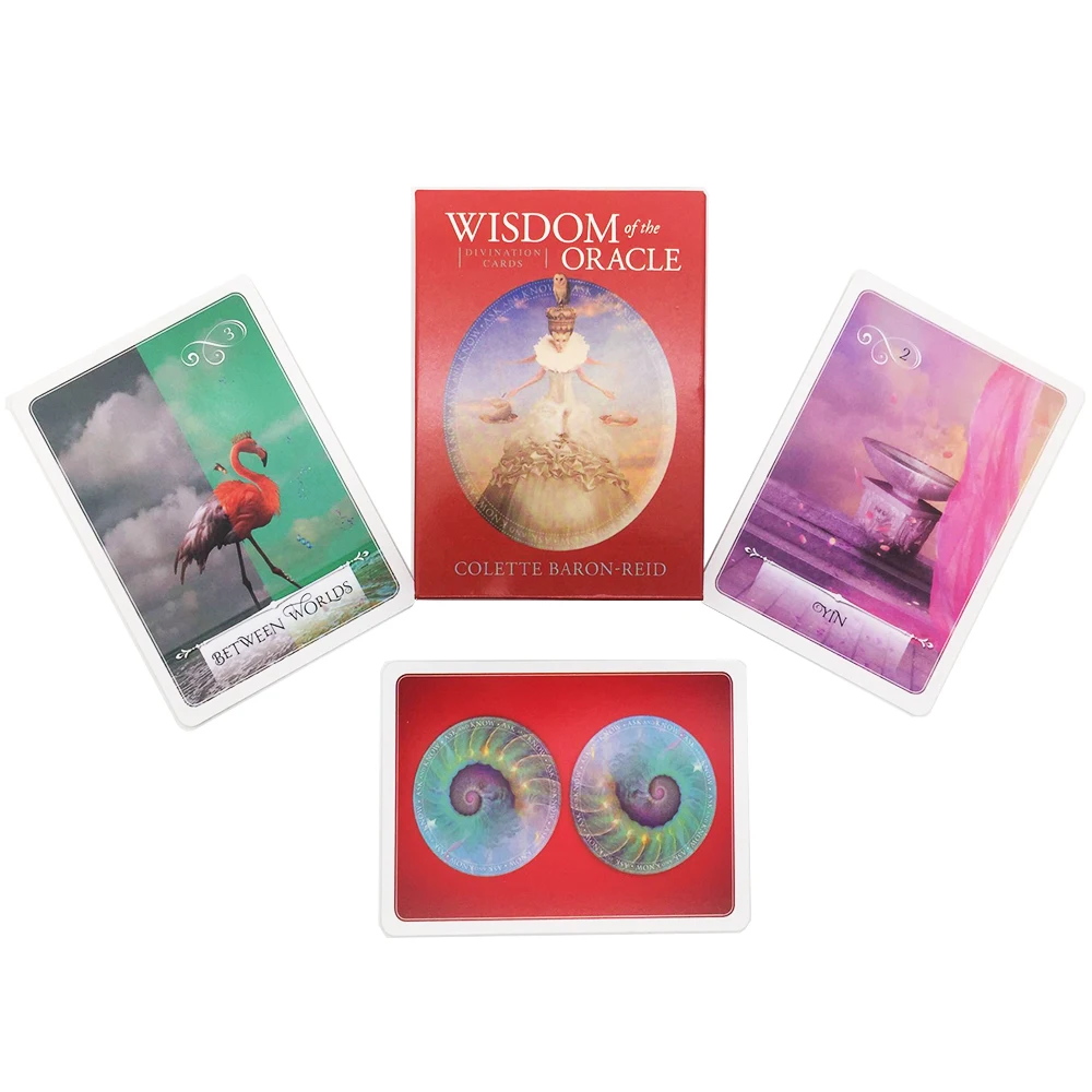 

52 Cards Wisdom of the Oracle Divination Cards Games English Version Friends Party Board Game Divination Fate Tarot Cards