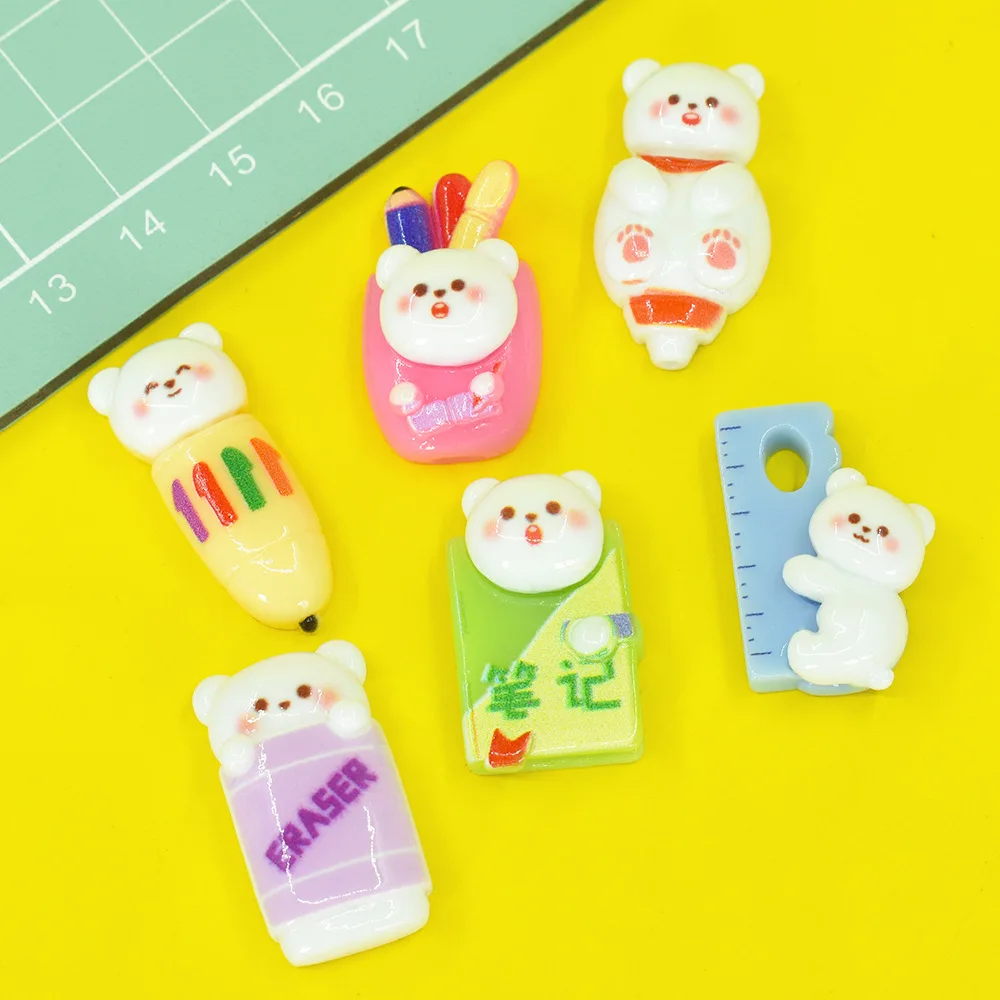 

100 шт., милый мультяшный медведь