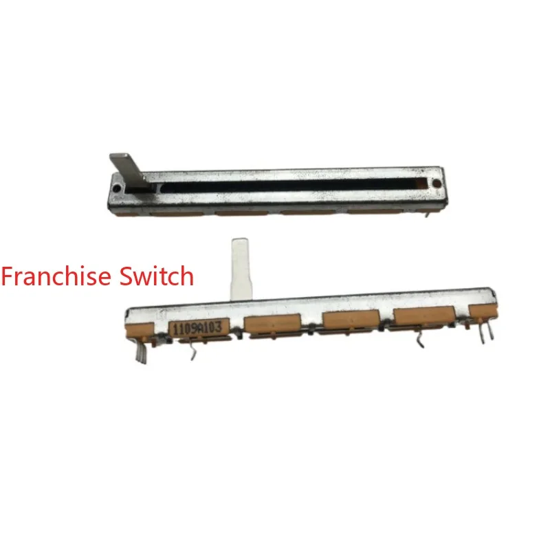 20 шт. 75 мм одинарный потенциометр с прямым скольжением A10K длина вала 15 (окисление