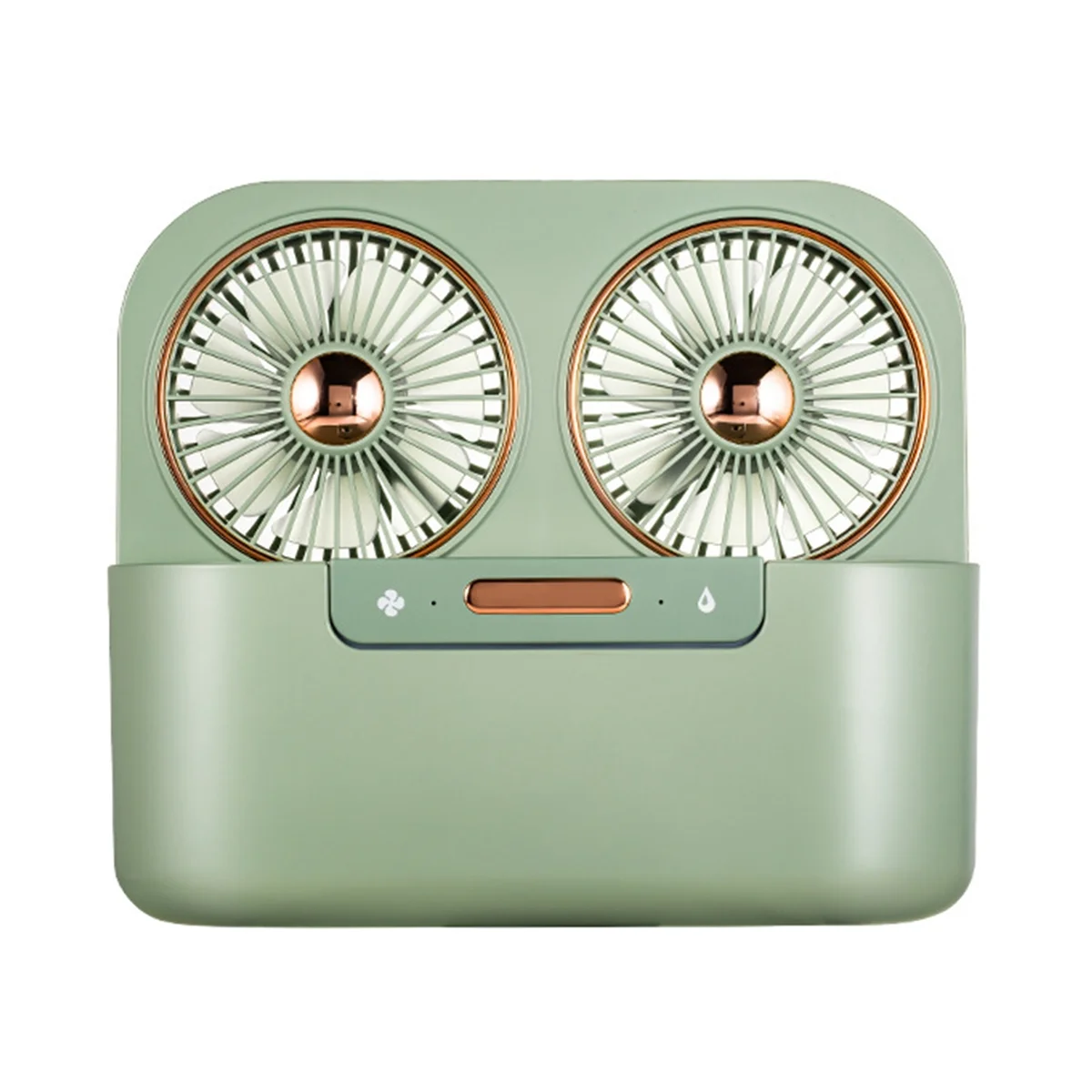 

Summer Cool Double-Blade Spray Fan USB Desktop Air Conditioning Fan Office Portable Water-Cooled Mute Spray Fan 2