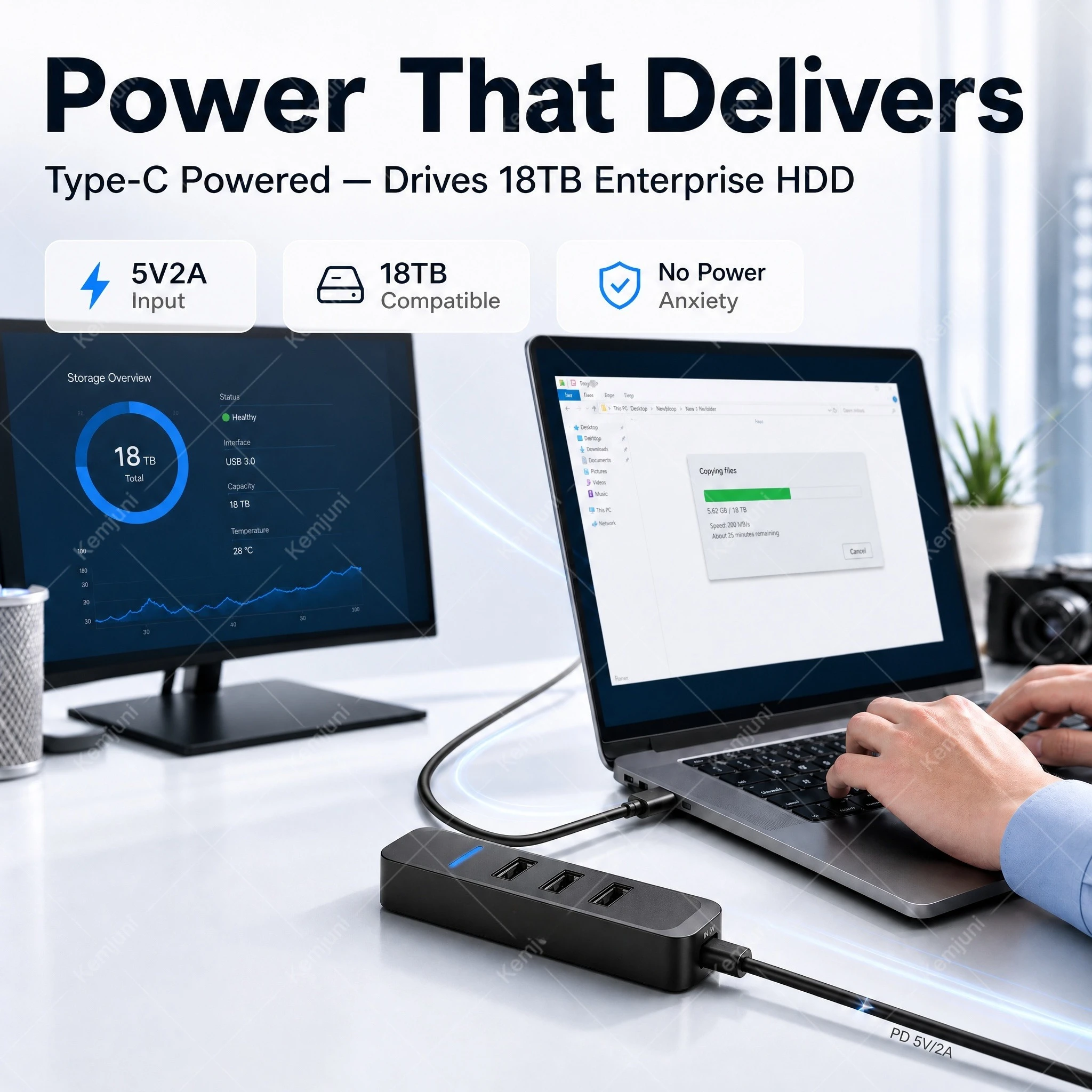 3M 5M 10M USB 3.0 удлинитель, высокоскоростная передача данных 5 Гбитс, 4-портовый HUB, док-станция, многопортовый концентратор, внешний источник питания Type-C (art.: 3920daf93fca2) - 3920daf93fca2