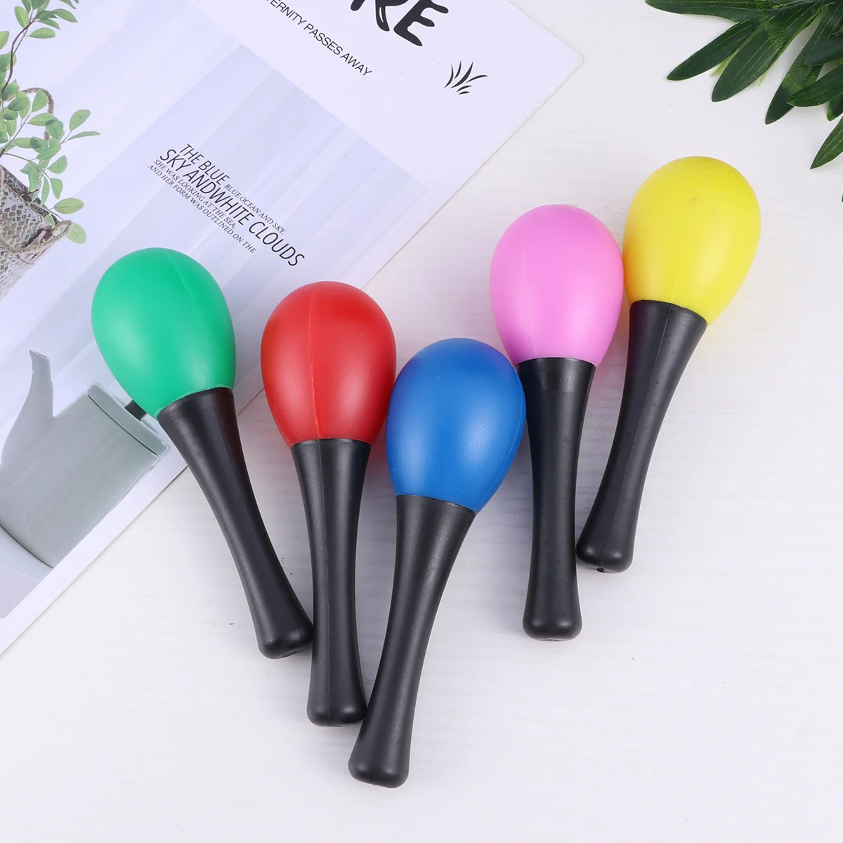 

Maracas Egg Percussion Musical Shakers Shaker Toy Hand Instrument Kid Party Sand Hammer Baby Kids Noisemaker Mexican Maraca