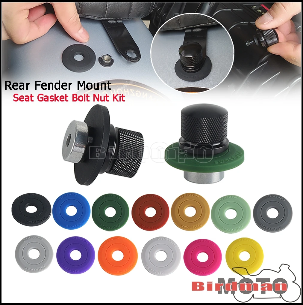 Резиновая прокладка для заднего крыла мотоцикла комплект винтовых гаек Harley Touring
