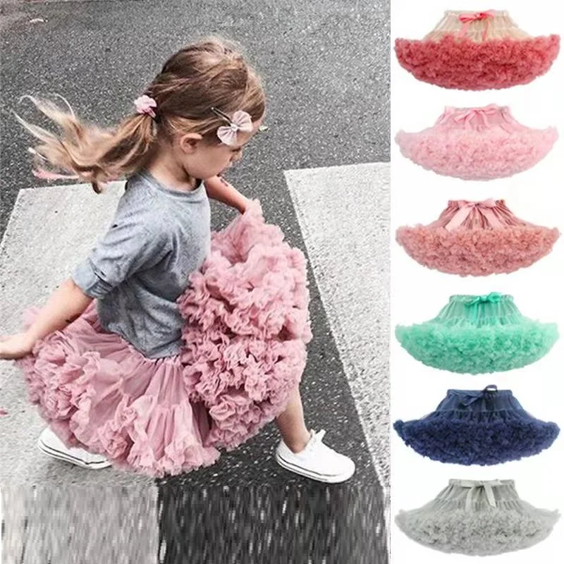 

Baby Girls Tutu Skirt Fluffy Mother Daughter Ballet Skirts Mommy and Me Tulle Clothes Family Matching Outfits Princess Dresses