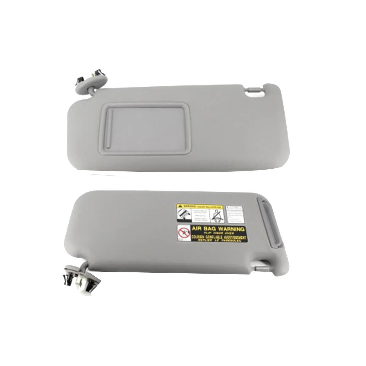 

1 пара, серый солнцезащитный козырек 74320-42501-A1 74320-42501-B2 для Toyota RAV4 2005-2013, автомобильный солнцезащитный козырек, зеркало для макияжа