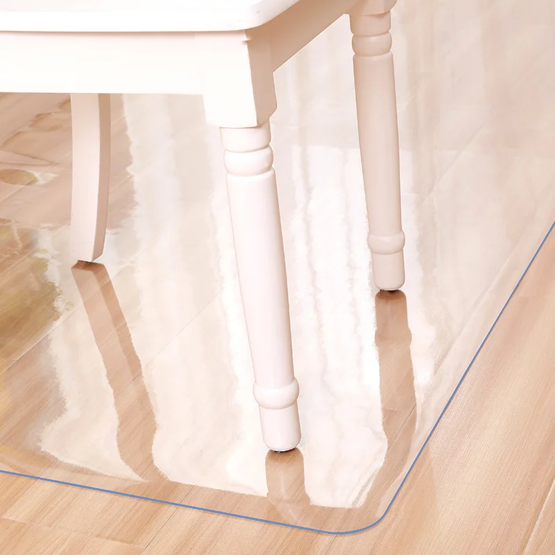 

Transparent soft glass PVC tablecloth waterproof oil proof scald proof washable tabletop protective film tea table crystal plate