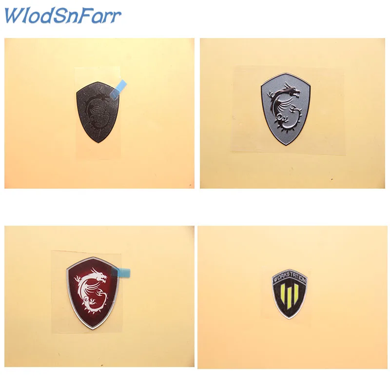 Металлические наклейки с логотипом и подсветкой для MSI GT76 GE66 GP76 GS75 GE73 GS73 GL65 GP66 WS60