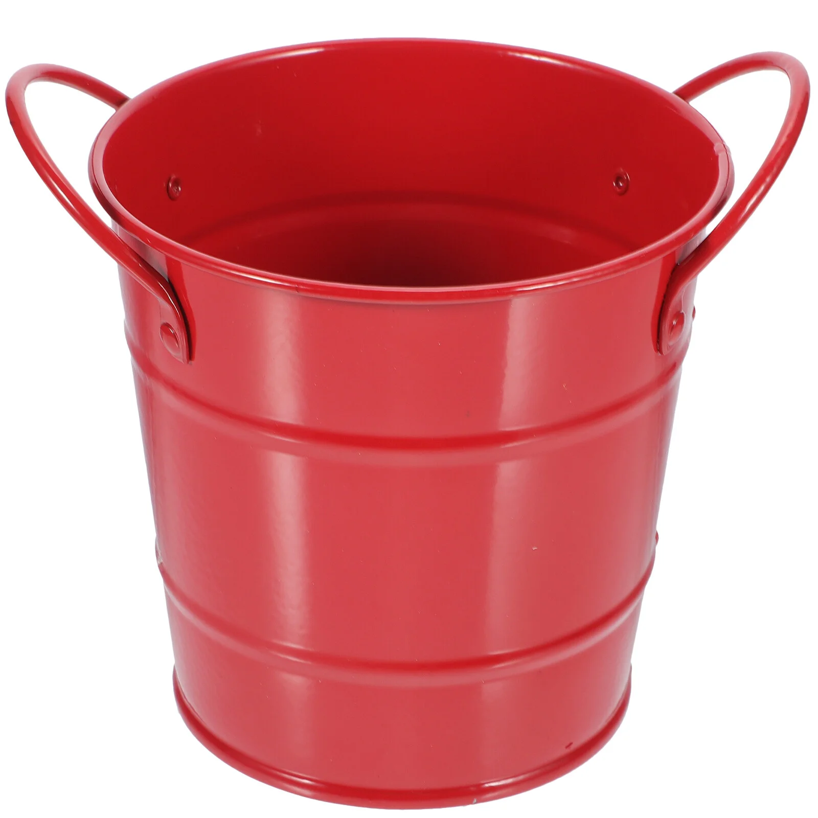 

Small Bucket Stationery Organizer Carving Pen Container Ink Brush Mini Trash Can Desktop Cup Vases Flowers Office Vintage