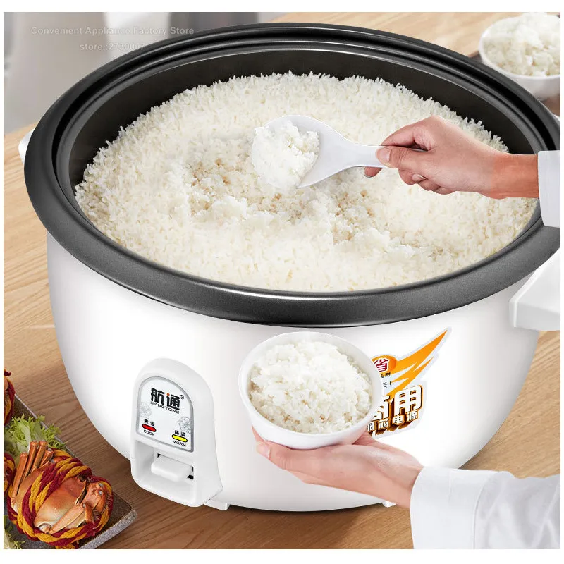 Non-stick Coating Large Capacity Fast Rice Cooking Pot For Restaurant Breakfast Shop 8-45l