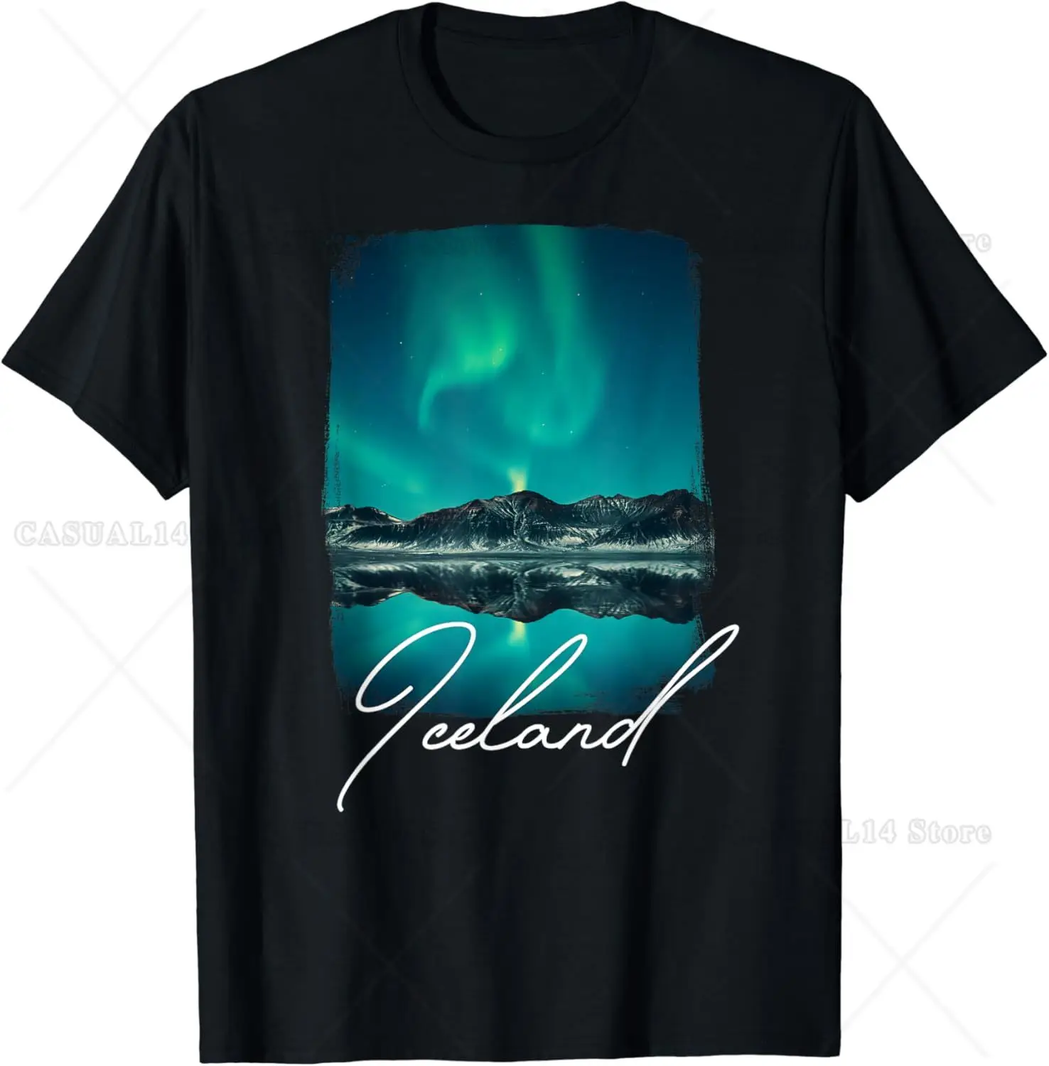 Футболка Ice Land Lover Islandia Tourist Iceland Vacation Islandand хлопковая футболка унисекс с короткими
