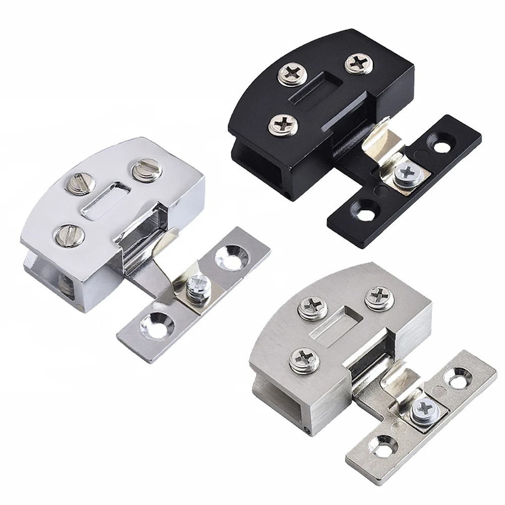

Glass Clamp Display Cabinet Door Hinge Furniture Hardware Wine Cabinet Door Hinges For 6-8mm Glass Door Non Perforated Clamp