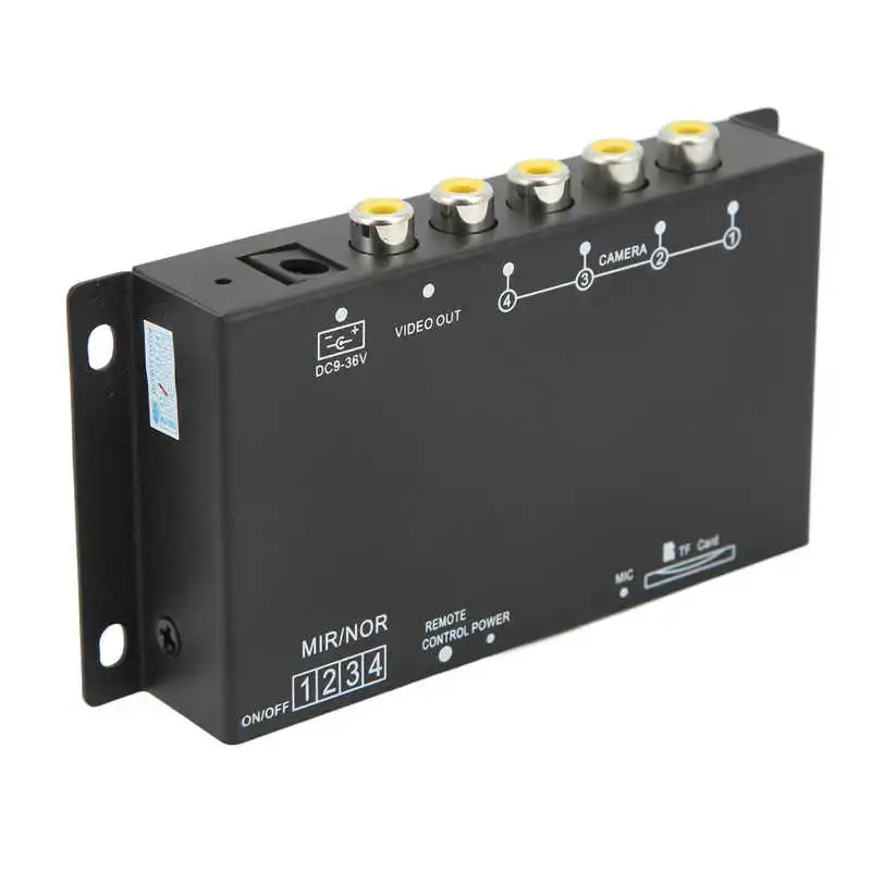 

Head-up Display Vehicle Digital Video Recorder 4 Channel 720P DC9‑36V Universal Mini MDVR for RV Van Truck
