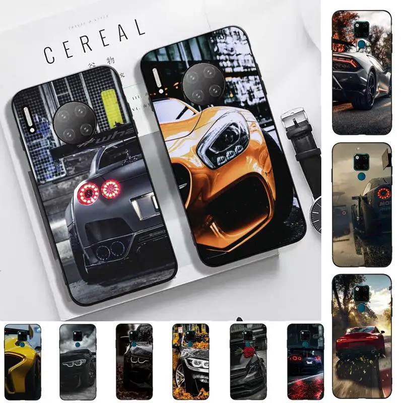 

Sport Car Cool Phone Case for Huawei Mate 20 10 9 40 30 lite pro X Nova 2 3i 7se