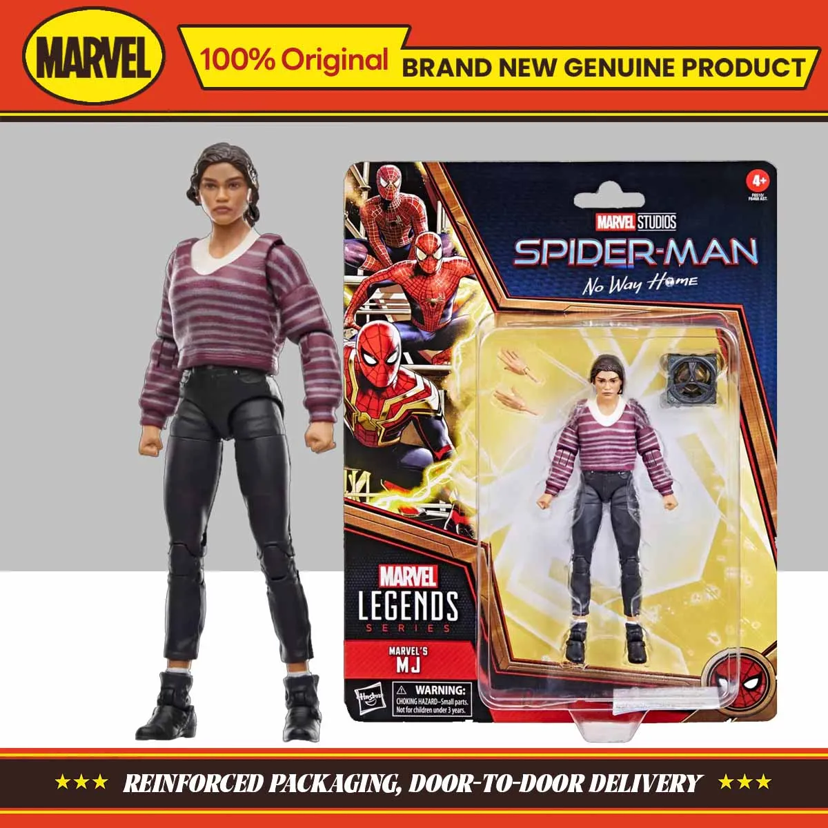 Hasbro Marvel Legends Series Человек-паук: No Way Home MJ экшн-фигурка