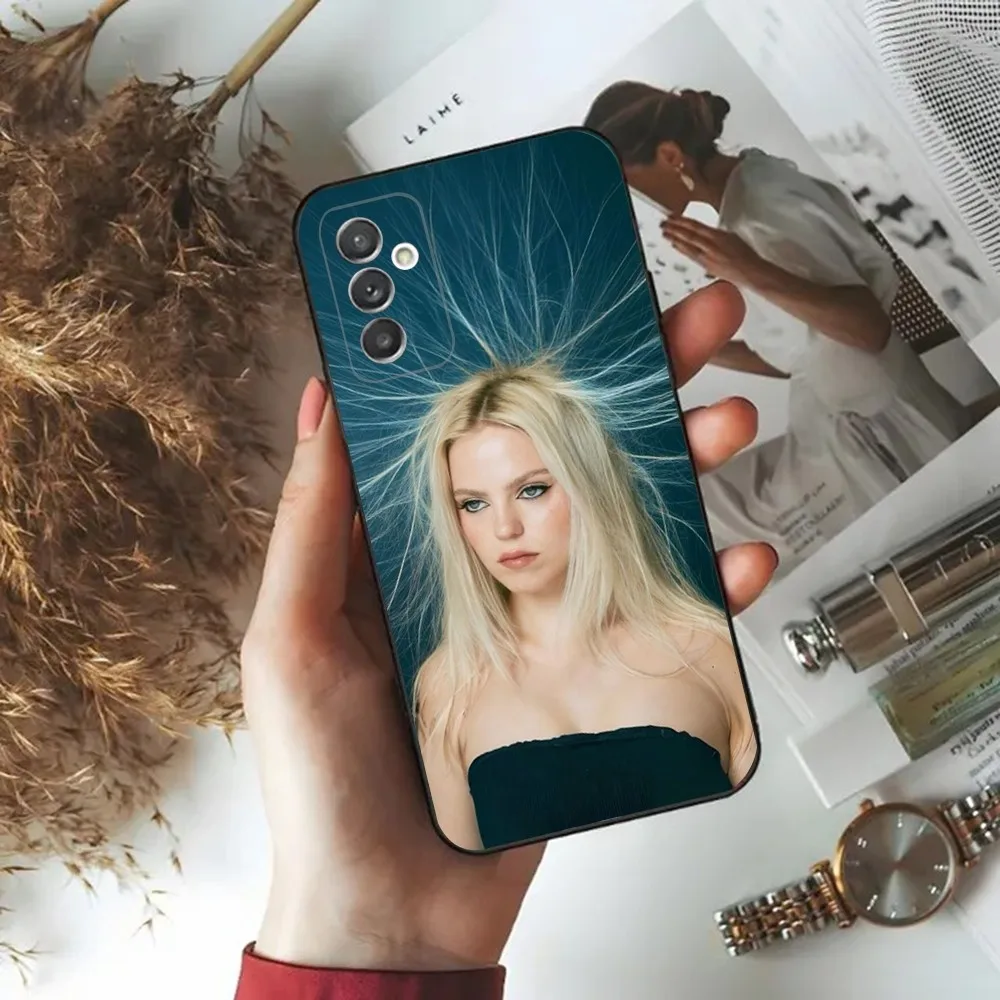Чехол для телефона Singer R-Renee Rapp Samsung Galaxy A20 A21s A22 A31 A32 A52 A53 A72 73 A80 A91 мягкий черный