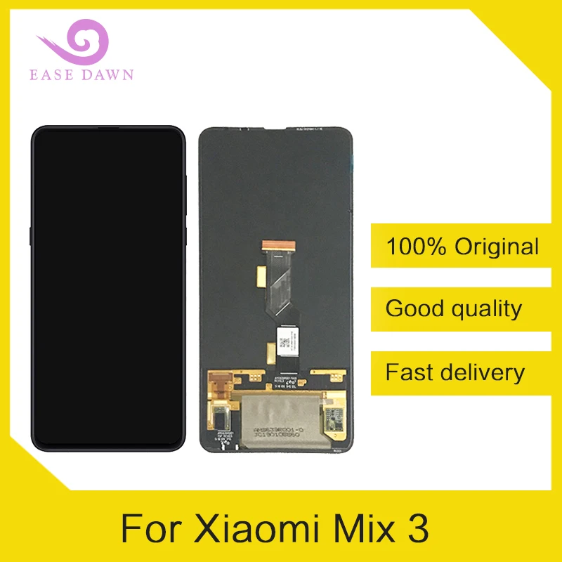 Enlarge 6.39inch Original Super AMOLED For Xiaomi Mix 3 LCD Display Screen Touch Digitizer Assembly For M1810E5A M1810E5GG LCD