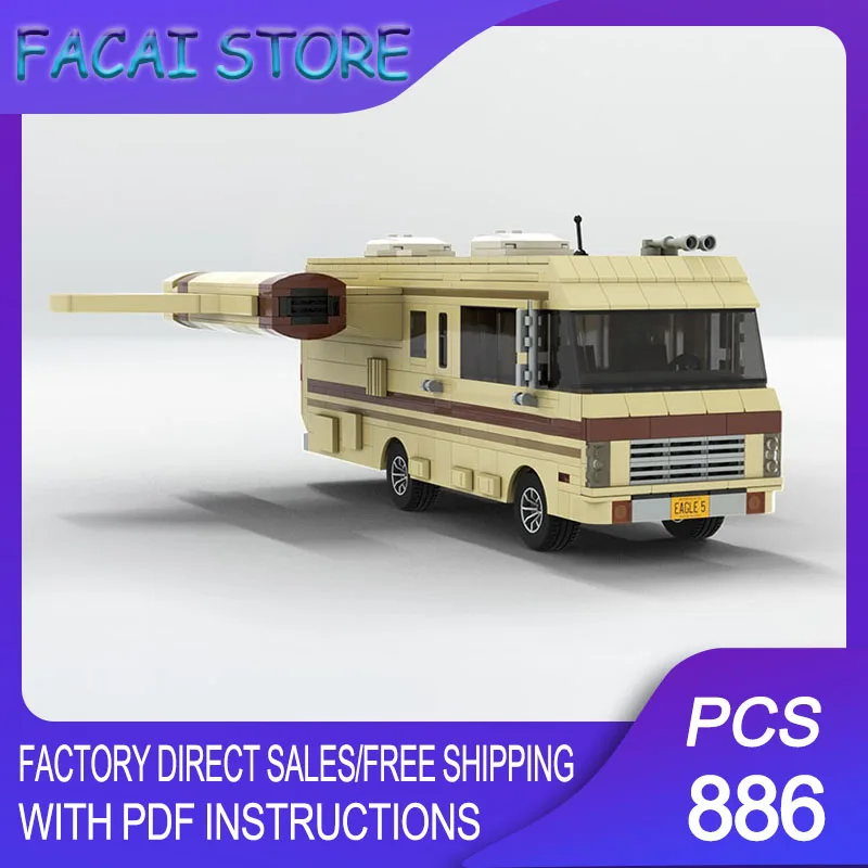 Фото Конструктор City Cars Model Moc: Модульные блоки Spaceballs Eagle 5, технологичные кубики, рождественский подарок, игрушка для самостоятельной сборки №1